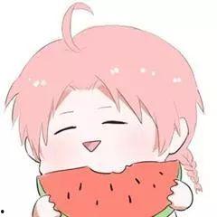 卡通卖瓜吃瓜头像,趣味横生的瓜界萌物